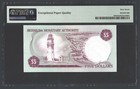 Bermuda 5 Dollars 1981 P29b N 000252 Uncirculated Grade 67 Top Pop