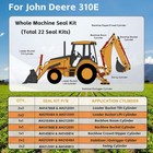 Whole Machine Cylinder Seals Rebuild Kit For John Deere 310e Backhoe Loader