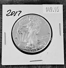 2017 American Silver Eagle Coin 1 Oz Bu  1 Dollar Brilliant Uncirculated Us Mint
