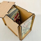 Eco-friendly Wood Comic Book Short Box Storage   Display