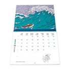 2027 Tintin Over The Water Wall Calendar 30x30cm  24497 