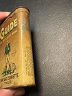 Rare Vintage Guide Roto-cut Advertising Vertical Pocket Tobacco Tin - Empty