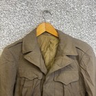 Vintage Ike Wwii Military Jacket Mens 36r Brown Wool Field Short 40s