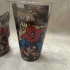 2010 Marvel Comics Spider-man Iron Man 16 Oz Pint Glasses Set Of 2
