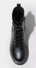 Wild Fable Womens Logan Lug Combat Boots With Memory Foam Insole Black Nwt