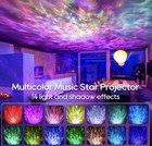 Led Galaxy Star Projector Night Light Bluetooth Speaker Usb Kids Gift Lamp