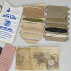 Vintage Sewing Kit Thread Thimble Scissors