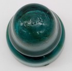 Vtg Prr Pennsylvania Railroad Blue Green Brookfield Glass Insulator