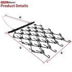 Heavy Duty Drag Harrow 4 w X 4 l 3 8in Tines For Lawn Leveling Atv Utvs Tractors