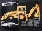 1978 Massey-ferguson  mf 60 Tractor Loader Backhoe  Catalog Brochure Very Good
