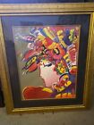 Peter Max  blushing Beauty  Framed Hand Signed Offset Lithograph Art 40 x 34 