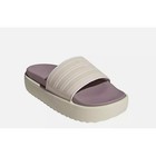 Adidas Women s Adilette Platform Slide Sandals Mauve fig white Size 9 If1620 New