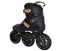 Epic Skates Epic Engage 125mm 3-wheel Inline Speed Skates  Black gold  Adult 10
