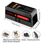 8000v Electronic Mouse Trap Mice Rat Killer Pest Control Electric Rodent Zapper