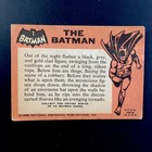      Topps 1966 Batman Card  1  the Batman   black Bat 