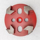 6pcs set Arrow-shaped Diamond Grinding Head For Concrete Floor Grinder Polisher