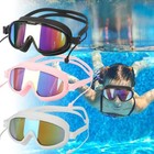 Adult Swimming Goggles Adjustable Anti-fog Glasses Diving Underwater Protection