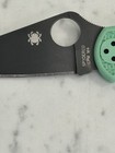 Spyderco Delica 4 Black Cmp M4 Blade Mint Green Frn Handles C11fpgrm4bk Blade Hq
