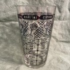 Vintage Federal Glass Bartender Bar Cocktail With 7 Mixed Drink Recipes  1950   s