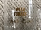Wild Turkey Rare Breed Set Of 2 Vintage Bourbon Whiskey Gold Trim Rocks Glasses