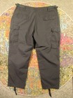 Tru Spec Cargo Pants Mens Lage Short Black Tactical Rip Stop Adjustable Waist