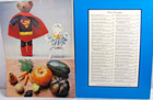 1970s Diy Homemade Doll Furniture Pattern Booklet Miniature   Dollhouse Crafts