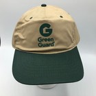 Green Guard Baseball Cap Baseball Hat Advertising Vintage Hook   Loop Style
