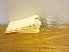 10 Avery Dennison Wired Blank Shipping Tags  8 Trade Size  6 1 4  By 3 1 8 
