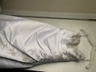 Wedding Gown Size 10 White Strapless With Beading And Train Never Worn  