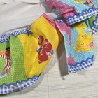 Htf Vintage Sesame Street Crib Ruffle Skirt Nursery Decor Elmo 90s