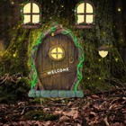 Miniature Fairy Garden Accessories  Glow-in-the-dark Fairy Doors And Windows