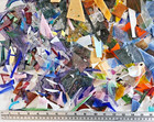 12 Pounds Of Assorted Mosaic-stained Glass Scrap