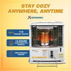 Sengoku Indoor   Outdoor Kerosene Heater  10 000 Btu  Portable Use  Heatmate    
