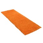 Vintage Mid-century Modern Orange And Yellow Scandinavian Rya Shag Rug Runner