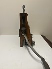 Antique Wooden Handle Crank Universal Horse Shoe Brand Clothes Wringer  341