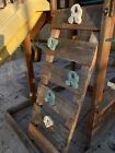 Wood Playhouse Swing Monkeybars Slide Set Playground Outdoor Backyard Kids