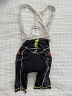 Castelli Rosso Corsa Mens Black Progetto X2 Air Pad Cycling Bib Shorts Size M