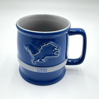 Detroit Lions Nfl 3d Tankard Coffee Mug Cup Logo Large Sturdy 16oz New Sticker