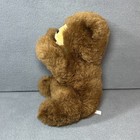 Handmade Brown Bear Hand Puppet Plush Squeaker Paw Stuffed Animal Toy Kids Gift