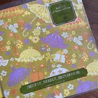 Vintage Baby Shower Gift Wrap  Lot Of 3 - Hallmark 1970s Forget Me Not - Sheets