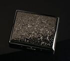 Stylish Design Retro Metal Cigarette Case -double Sided 20pcs Gun Black 