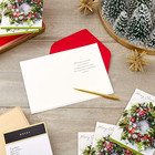 Hallmark Boxed Christmas Cards  Snowy Wreath  40 Cards And Envelopes 