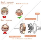 6 Pack Replacement Heads For Finishing Touch Gen 2 Flawless Facial Hair Remover