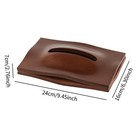 Wooden Tissue Box Cover Abstract Napkin Holder For Bathroom Dresser Kitchen