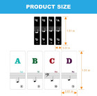 Piano Keyboard Stickers For 88 61 54 49 37 Key  Bold Large Letter Piano