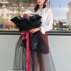 Luminous Led Light Balloon Rose Flower Bouquet Thanksgiving Party Gift For Her
