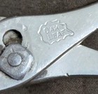 Old vintage oak Leaf Brand  Pliers 5 5 Inch Length