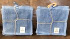 Figmint 8 Reusable Kitchen Scrubber Dish Cloths 6    X 6    Dusty Blue New In Packs
