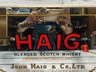 Vtg Haig Blended Scotch Whisky The Oldest Name In Scotch Hanging Mirror Sign