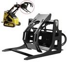Mini Skid Steer Log Grapple Hydraulic Clamp Attachment For Small Scale Logging